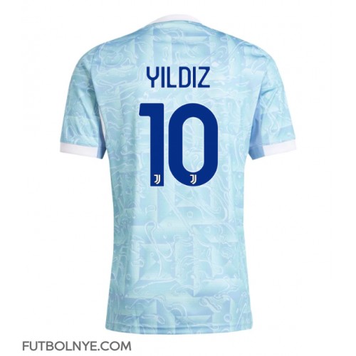 Camiseta Juventus Kenan Yildiz #10 Visitante Equipación 2025-26 manga corta